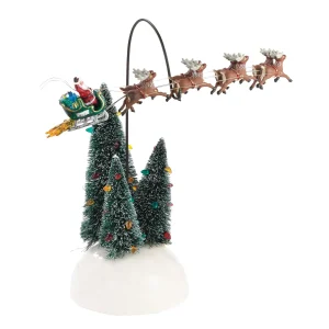 Animated Flaming Sleigh<Department 56 Cheap