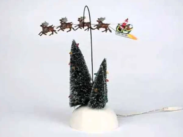 Animated Flaming Sleigh<Department 56 Cheap