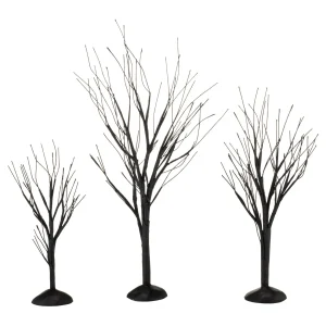 Black Bare Branch Trees, St/3<Department 56 Store