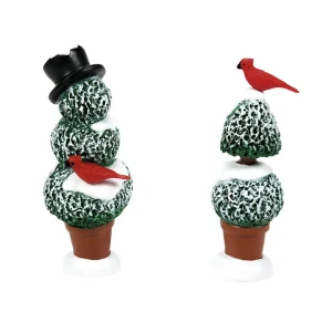 Cardinal Topiaries S/2<Department 56 Store