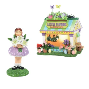 Easter Gardens Flower Shop<Department 56 Clearance