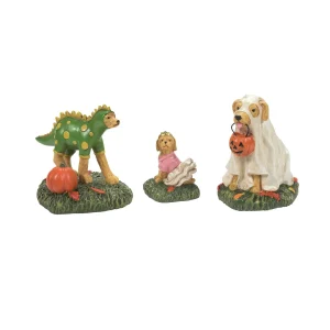 Family Hlwn Pups ST/3<Department 56 Store