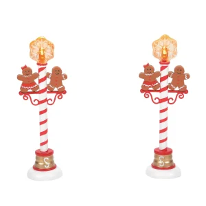 Gingerbread Street Lights<Department 56 Cheap