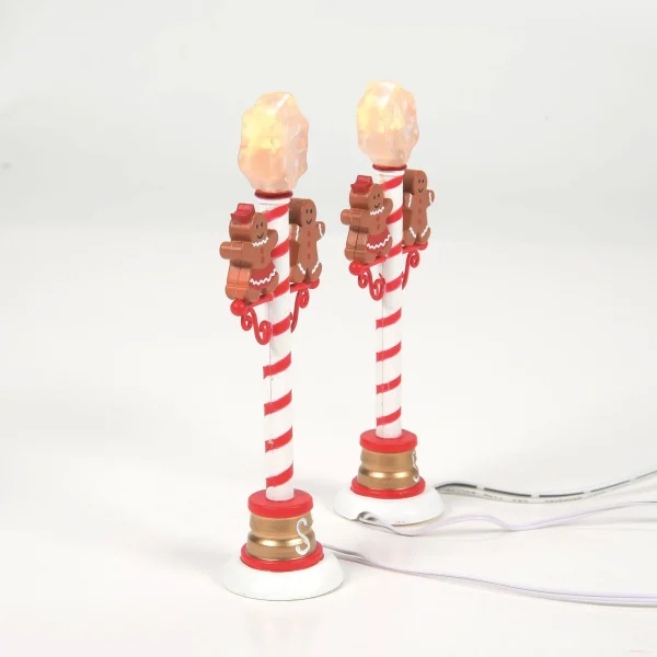 Gingerbread Street Lights<Department 56 Cheap