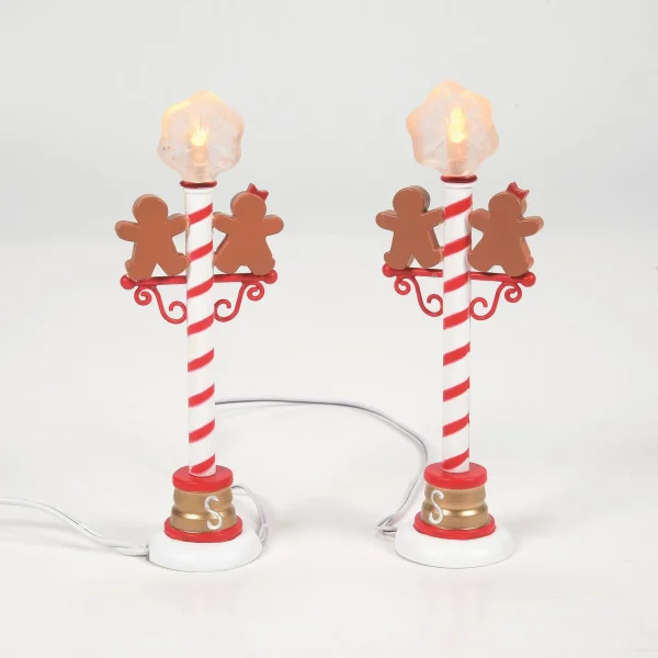 Gingerbread Street Lights<Department 56 Cheap