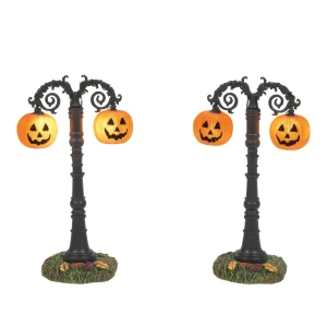 Hallows Eve Lit Street Lamps<Department 56 Best Sale