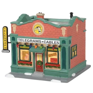 Hohman Telegraph Office<Department 56 Outlet