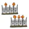 Jack-o-lantern Lit Fence<Department 56 Clearance