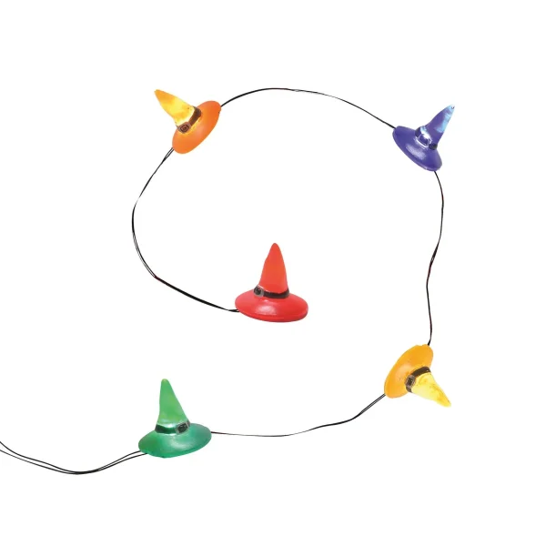 Lit Witch Hat String of Lights<Department 56 Online