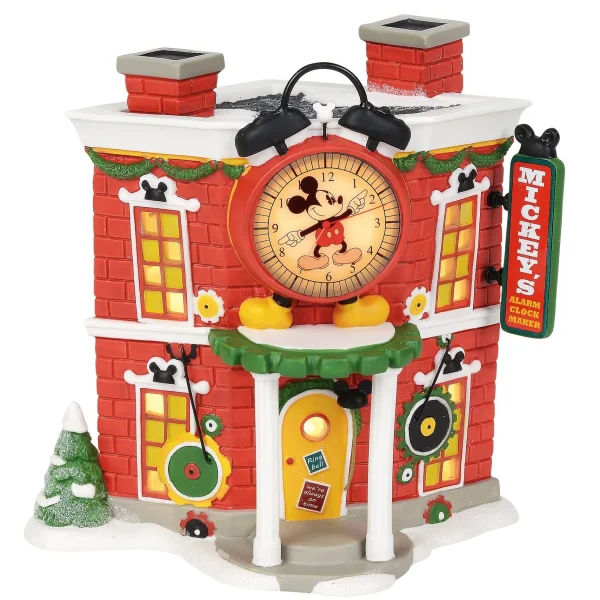 Mickey's Alarm Clock Shop<Department 56 Shop