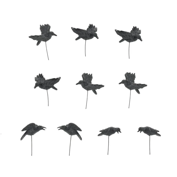 Set of 10 Halloween Crows<Department 56 Flash Sale