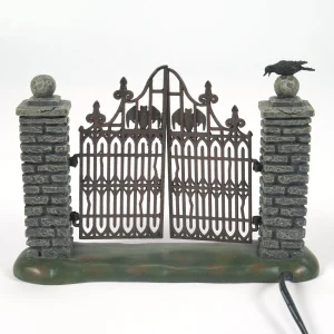 Spooky Wrought Iron Gate<Department 56 Discount