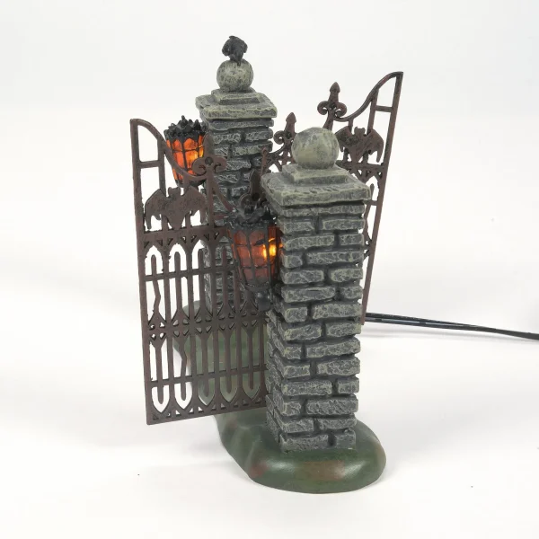 Spooky Wrought Iron Gate<Department 56 Discount