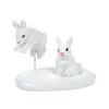 White Christmas Bunnies<Department 56 Sale